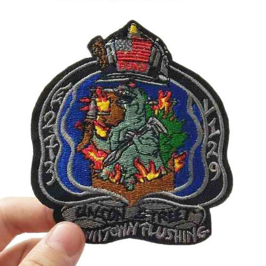 Emblem 'Godzilla | FDNY Union Street Downtown Flushing' Embroidered Patch