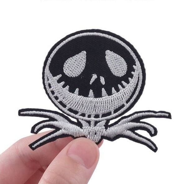 The Nightmare Before Christmas 'Jack Skellington | Head | 1.0' Embroidered Patch