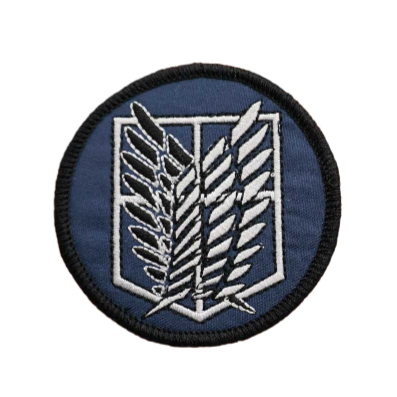 Attack on Titan 'Wings of Freedom | Round' Embroidered Velcro Patch