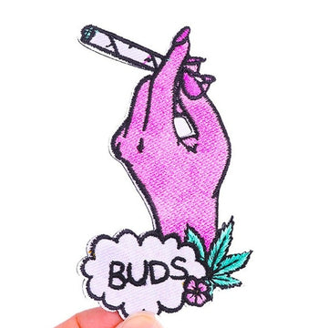 Buds 'Cigarette In Hand' Embroidered Patch