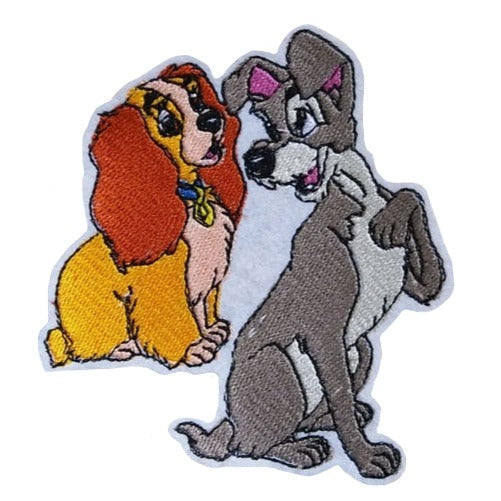 Lady and the Tramp 'Talking' Embroidered Patch