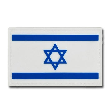 Israel Flag PVC Rubber Velcro Patch