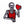 Load image into Gallery viewer, Skeleton 'Holding Red Heart' Embroidered Patch