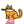 Load image into Gallery viewer, Orange Cat 'Knife In Mouth | Fierce' Embroidered Patch