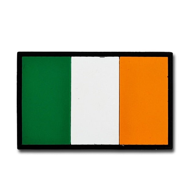 Ireland Flag PVC Rubber Velcro Patch