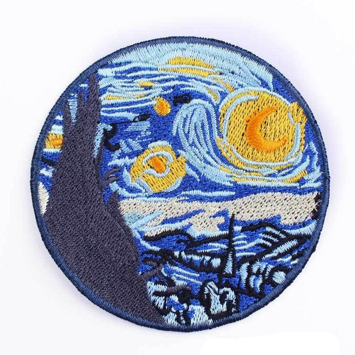 Painting 'Starry Night | 4.0' Embroidered Patch