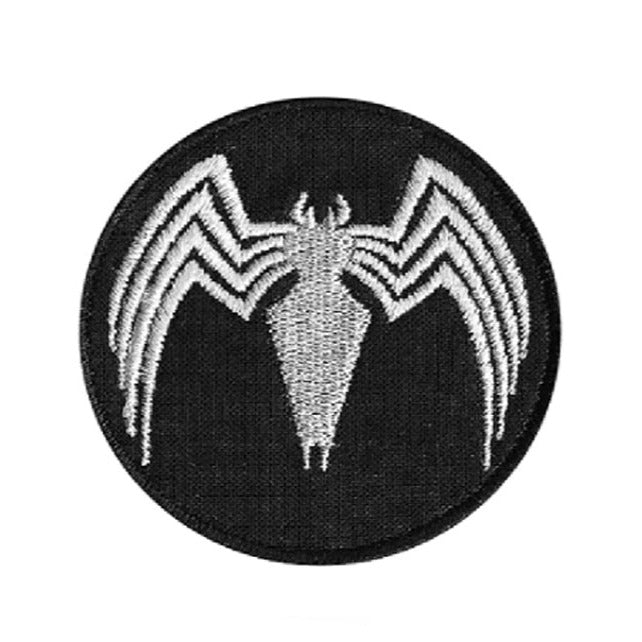 Venom 3" 'Spider Logo' Embroidered Patch Set