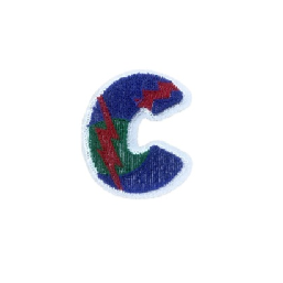 The Flash 'Letter C | Reverse-Flash' Embroidered Patch