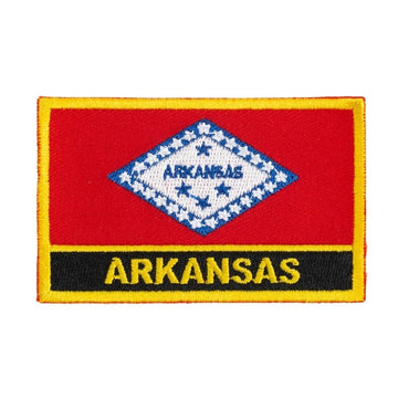 Arkansas Flag Embroidered Patch