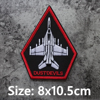 Top Gun 'DustDevils | F-14 Tomcat' Embroidered Velcro Patch