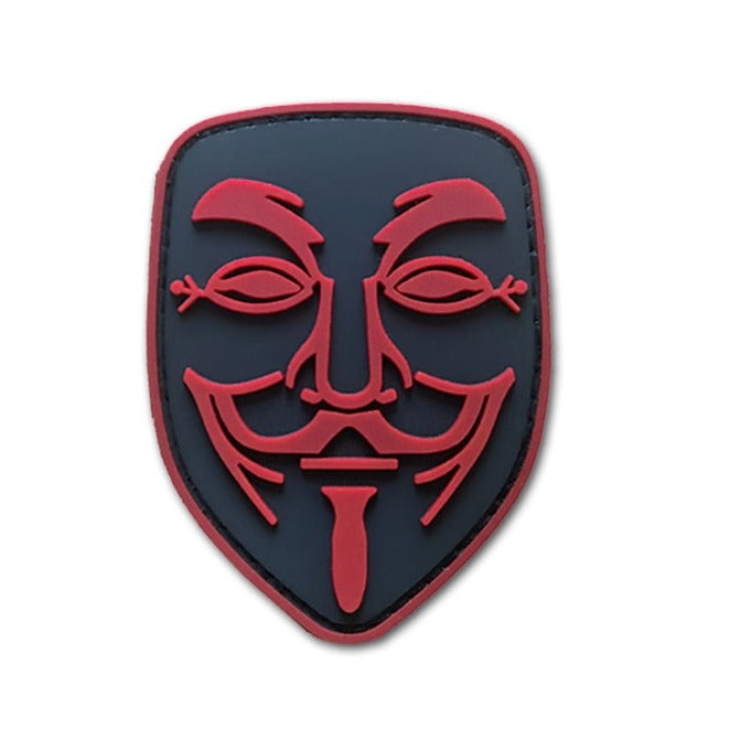 V For Vendetta 'Guy Fawkes Mask | 2.0' PVC Rubber Velcro Patch