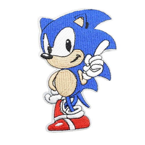 Sonic the Hedgehog 'Smart | 1.0' Embroidered Patch