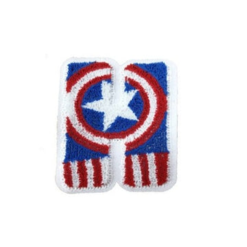 Captain America 'Letter H' Embroidered Patch