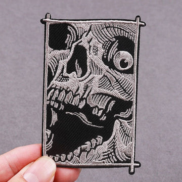 Shocked Skull 'One Eye' Embroidered Patch