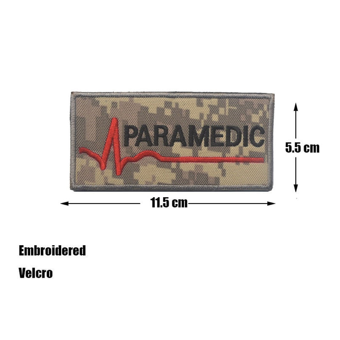 Resident Evil 'Paramedic | Heartbeat | 1.0' Embroidered Velcro Patch