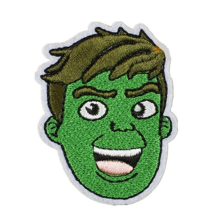 The Incredible Hulk 'Happy Face' Embroidered Patch