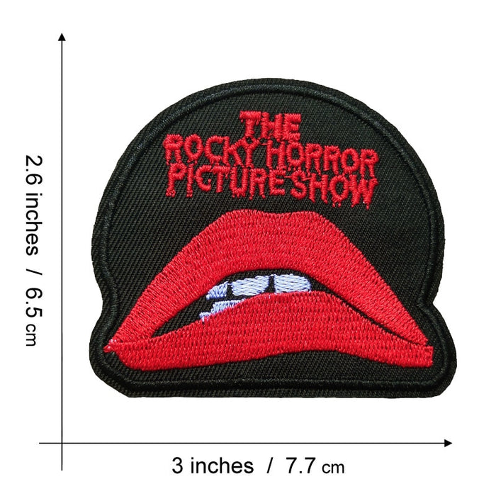 Red Lips 'The Rocky Horror Picture Show' Embroidered Patch