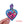 Load image into Gallery viewer, Skull 'Two Skulls | Heart Shaped Bottle' Embroidered Patch