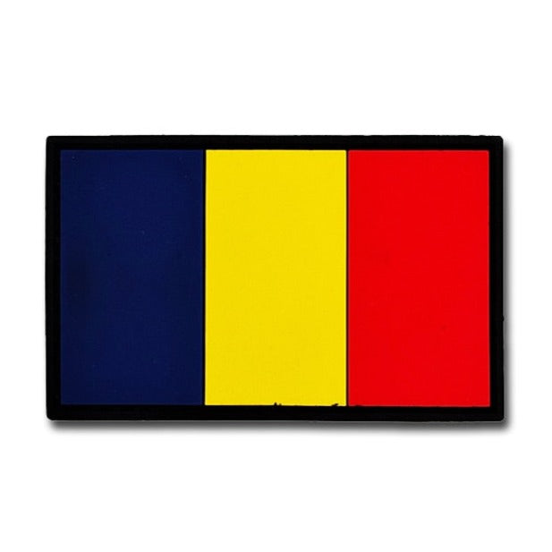 Romania Flag PVC Rubber Velcro Patch
