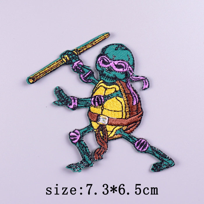 Ninja Turtles 'Donatello | Skeleton' Embroidered Velcro Patch