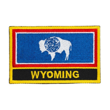Wyoming Flag Embroidered Patch