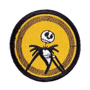 The Nightmare Before Christmas 'Jack Skellington | Round' Embroidered Patch