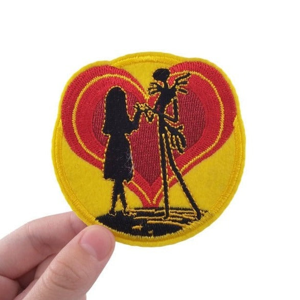 The Nightmare Before Christmas 'Sally and Jack | Dancing' Embroidered Patch