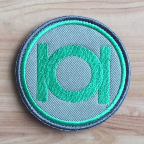 Green Lantern 'Logo' Embroidered Velcro Patch