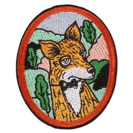 Fox 'Portrait' Embroidered Patch