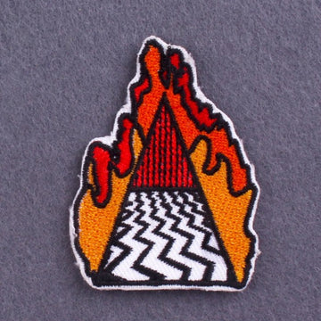 Twin Peaks 'Red Room | Flame' Embroidered Patch