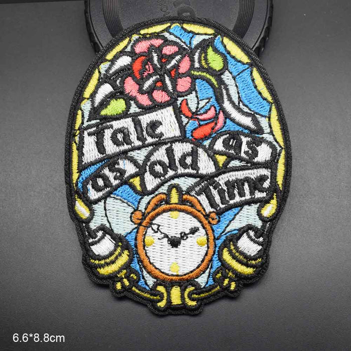 Beauty and the Beast 'Tale As Old As Time' Embroidered Patch