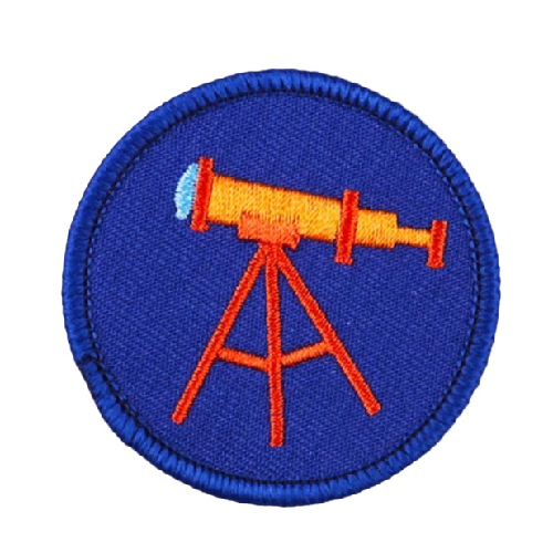 Boy Scout Badge 'Telescope' Embroidered Patch
