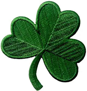 'Clover Leaf' Embroidered Velcro Patch