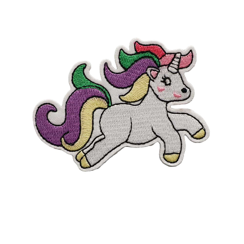 Unicorn 'Rainbow | Galloping' Embroidered Patch
