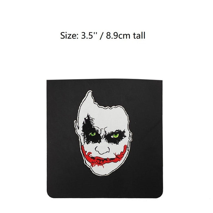 Joker 'Serious Face' Embroidered Velcro Patch