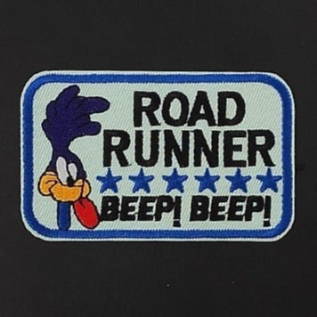 Looney Tunes 'Road Runner | Beep! Beep!' Embroidered Velcro Patch