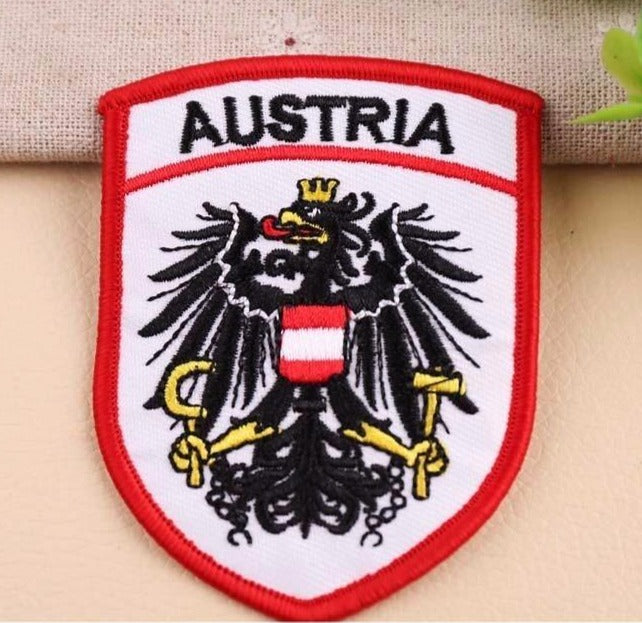 Emblem 'Austria' Embroidered Patch