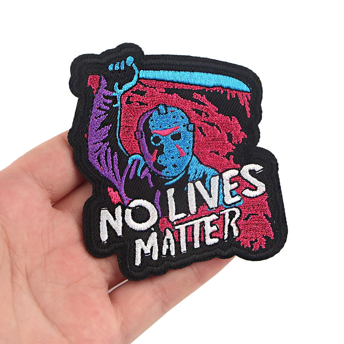 Friday the 13th 'No Lives Matter' Embroidered Patch