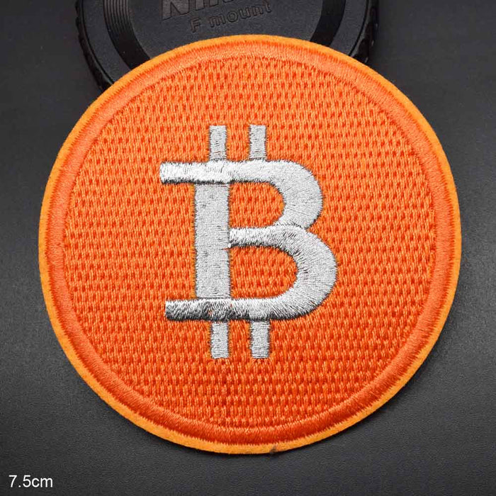 Bitcoin 'Orange Coin' Embroidered Patch