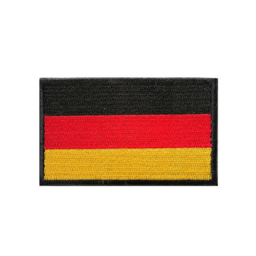 Germany Flag Embroidered Velcro Patch