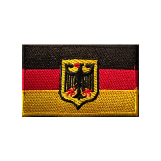Germany 'Eagle' Flag Embroidered Velcro Patch