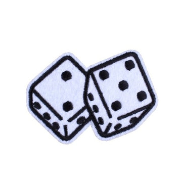 Gaming Dice Embroidered Patch