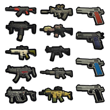 Military Tactical 'Gun | 2A' PVC Rubber Velcro Patch