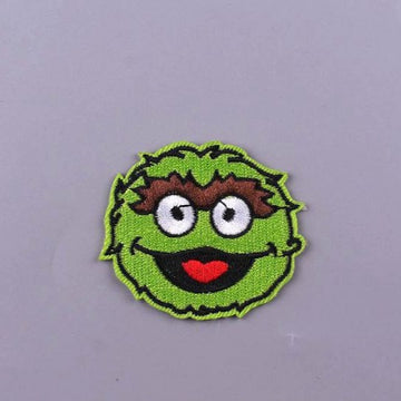 Sesame Street 'Oscar the Grouch | Head' Embroidered Patch