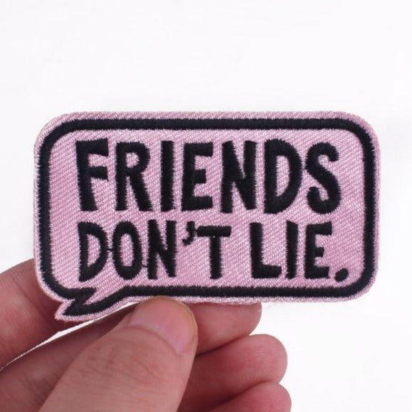Stranger Things 'Friends Don't Lie' Embroidered Patch