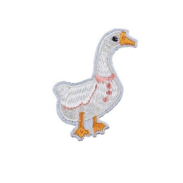 Cute Lady Goose Embroidered Patch