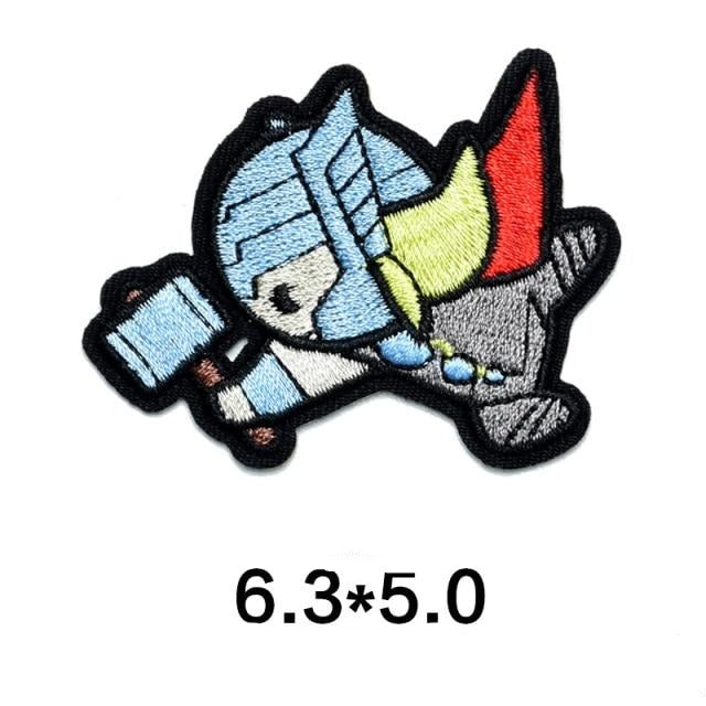 Thor 'Cute | Fighting' Embroidered Patch
