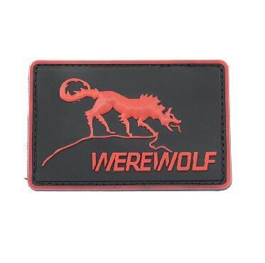 Metal Gear 'Werewolf | Red' PVC Rubber Velcro Patch
