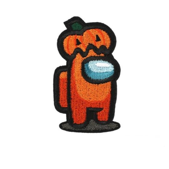 Among Us 'Orange | Pumpkin On Head' Embroidered Patch
