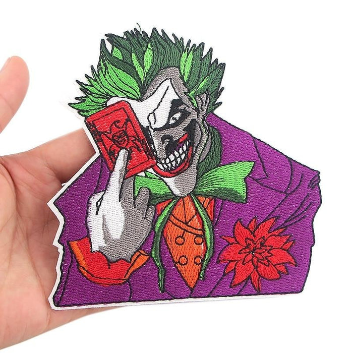 Joker 'Here's My Card' Embroidered Patch